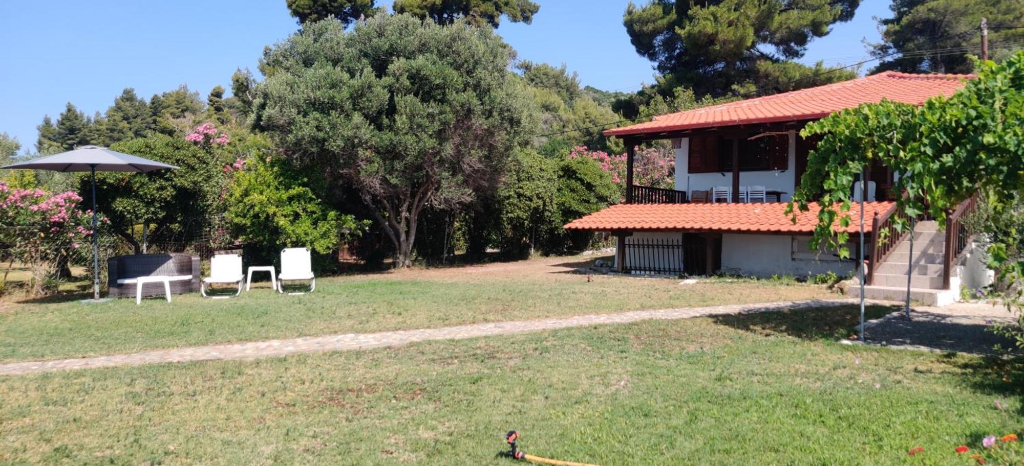 Sea Esta Holiday Home Nea Skioni Bagian luar foto